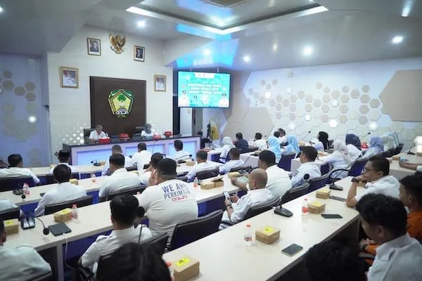 Pertemuan Bakohumas dan Admin Media Sosial lingkup Pemkab Gowa Tahun 2025 (Dok: Ist).