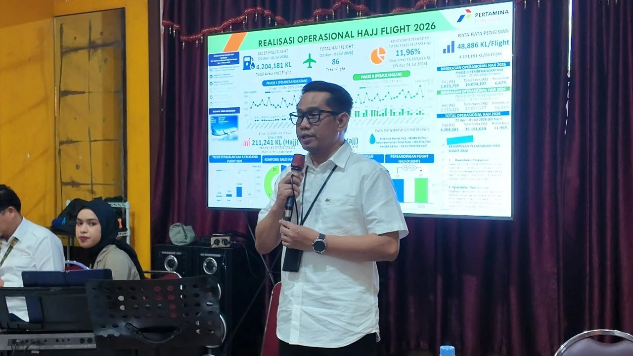 Aviation Fuel Terminal Manager Hasanuddin Group, Andreas Yanuar Arinawan. (Dok: Ist)