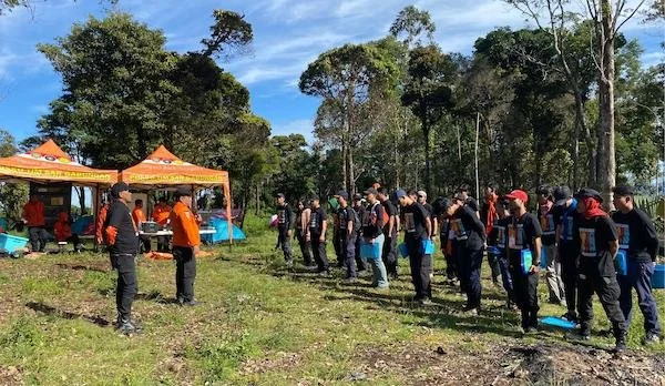 pelatihan Sar gabungan yang digelar oleh Basarnas Makassar (Dok: Ist)