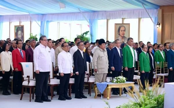 ektor Universitas Muslim Indonesia (UMI), Prof. Dr. H. Hambali Thalib, S.H., M.H., menghadiri Taklimat Awal Tahun Presiden Republik Indonesia yang dipimpin langsung oleh Presiden RI, Prabowo Subianto. (Dok: Ist)
