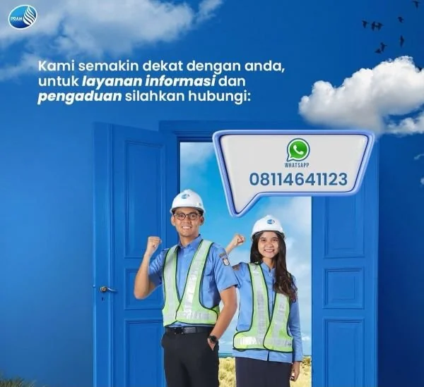 Layanan Informasi dan Pengaduan Pelanggan PDAM Makassar. (Dok: Ist)