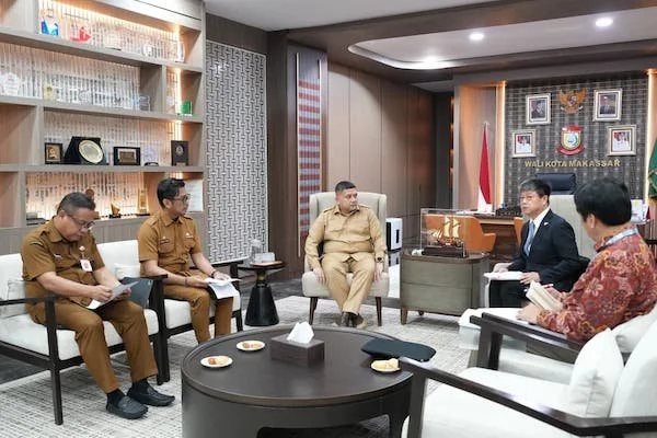 Audiensi Konsulat Jenderal Jepang Bersama Wali Kota Makassar Munafri Arifuddin (Dok: Ist).