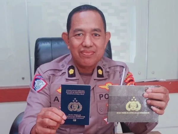 Kasi BPKB Subdit Regident Ditlantas Polda Sulsel, Kompol Abdul Azis (Dok: Ist)