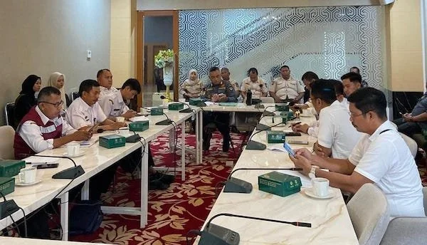 Rapat koordinasi dan monitoring Saptol PP Sulsel (Dok: Int)