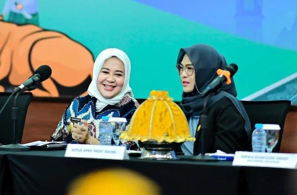 Wakil Gubernur Sulawesi Selatan, Fatmawati Rusdi pada agenda High Level Meeting TPID dan TP2DD se-Sulawesi Selatan yang digelar di Kantor Gubernur Sulawesi Selatan (Dok: Ist)