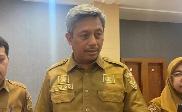 Kepala Dinas Ketahanan Pangan Sulsel, Muh Arsjad di Kantor Gubernur Sulsel (Dok: Nofi KabarMakassar)