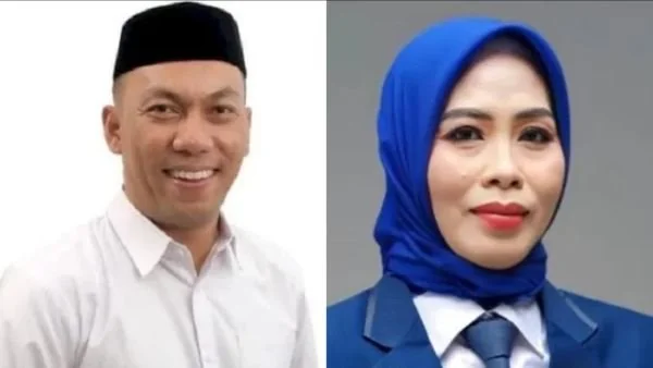 Didis Suryadi (Eks Ketua DPRD Jeneponto) dan Sumarni (Ketua DPRD Jeneponto) (Dok: Ist)