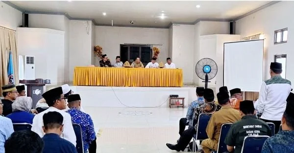 Rapat kordinasi Lembaga Pengembangan Tilawatil Quran (LPTQ) Provinsi Sulsel yang dilaksanakan di sela-sela kegiatan STQH di Masamba (Dok : Ist).