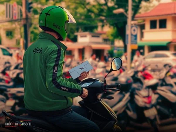 Ilustrasi driver online (Dok : KabarMakassar).