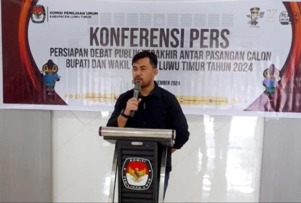 Ketua KPU Luwu Timur, Irfan Lahabu (Dok : Ist).