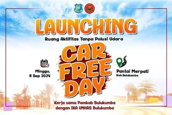 Car Free Day di Bulukumba (Dok : Ist).