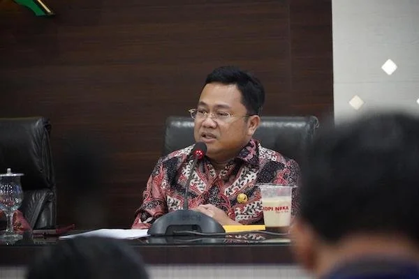 Wakil Bupati Gowa, Darmawangsyah Muin saat Kunjungan Kerja Komisi E DPRD Sulsel (Dok: Ist).