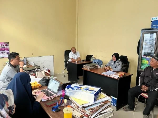 Proses diversi yang dilakukan Unit PPA Polres Majene  (Dok : Ist).