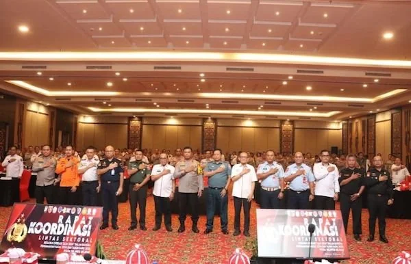 Rapat koordinasi operasi lilin 2024 (Dok:Ist)