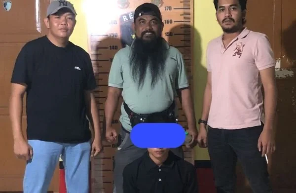 Pelaku pencurian yang berhasil ditangkap Polisi(Dok : Ist).