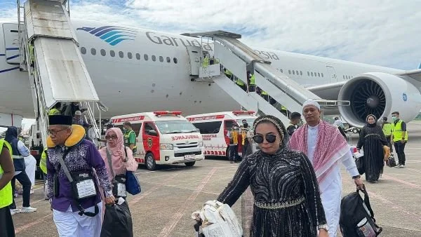 Jemaah Haji kloter 41 UPG (Dok : Ist).
