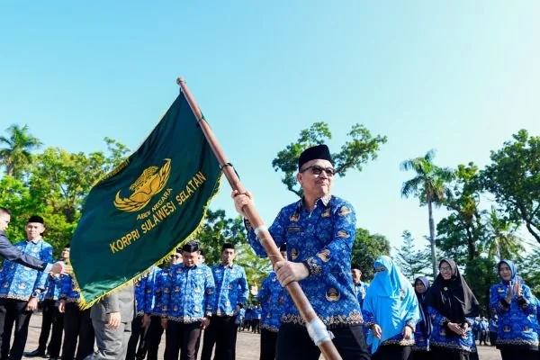 Upacara peringatan Hari Kesaktian Pancasila di Halaman Rumah Jabatan Gubernur Sulsel (Dok : Ist).