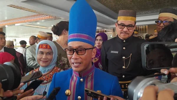 Pj Gubernur Sulsel, Prof Zudan Arif Fakrulloh di DPRD Sulsel (Dok: Nofi KabarMakassar)