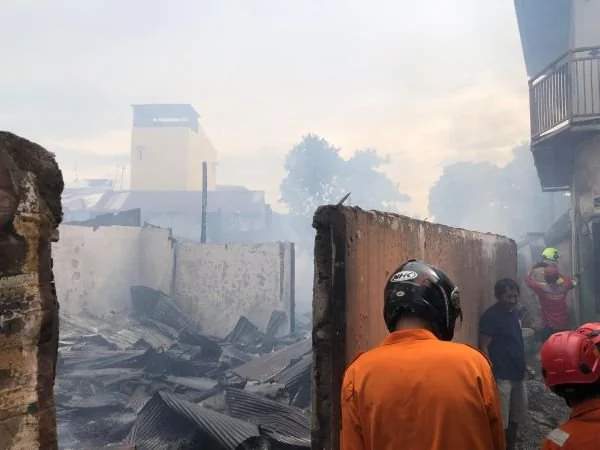 Rumah Warga Usai Kebakaran, (Dok: Ist).
