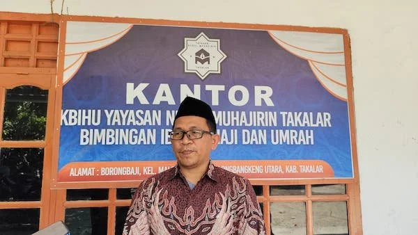 Kepala Bidang Penyelenggaraan Haji dan Umrah Kementerian Agama Sulawesi Selatan, H. Ikbal Ismail (Dok Hanifah KabarMakassar)