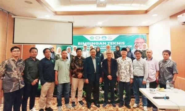 Lembaga Penjaminan Mutu Universitas Pancasakti Makassar menggelar Bimbingan Teknis Perencanaan, Perancangan, Penerapan, dan Evaluasi Sistem Penjaminan Mutu Internal. (Dok: Ist)