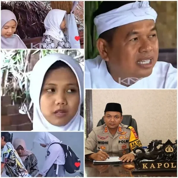 Video Rekaman AKBP Widi Setiawan saat merekam Siswi SMA Penjual Kacang di Cimahi serta tangkapan video Kang Dedi Mulyadi saat mengundang siswi tersebut. (Dok: Ist).