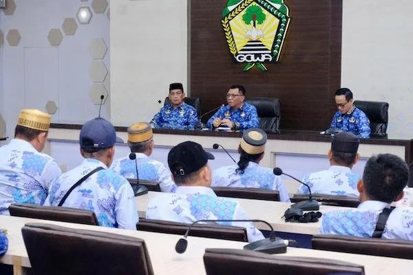 Pelepasan Rombongan KTNA Kabupaten Gowa  (Dok: Ist).