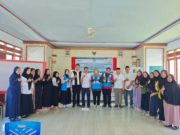 PLN Takalar saat Sosialisasi Keselamatan Listrik (Dok : Ist).