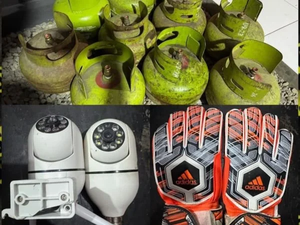 Barang bukti kasus pencurian gas LPG 3 kg (Dok : Ist).