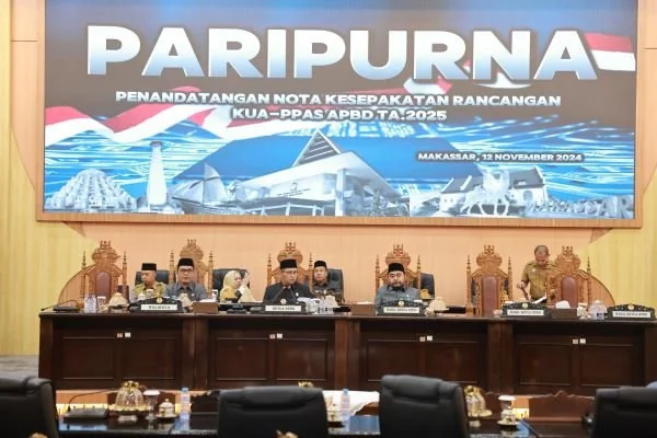Suasana Rapat Paripurna DPRD (Dok: ist).