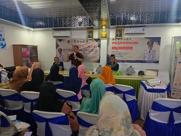 Kanwil Kemenkum Sulsel Perkuat Peran Kelompok Kadarkum di Desa Ara
