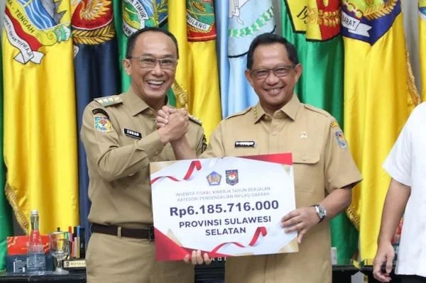 Menteri Dalam Negeri, Tito Karnavian dan Pj Gubernur Sulsel, Prof Zudan Arif Fakrulloh di Jakarta (Dok: Ist)