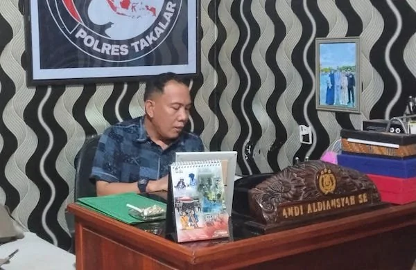 Kasat Narkoba Polres Takalar AKP Andi Aldi