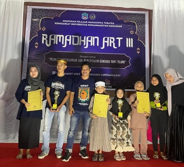 Himpunan Pelajar  Mahasiswa Turatea (HPMT) Komisariat Universitas Muhammadiyah (Unismuh) Makassar menggelar Festival Ramadan art III.