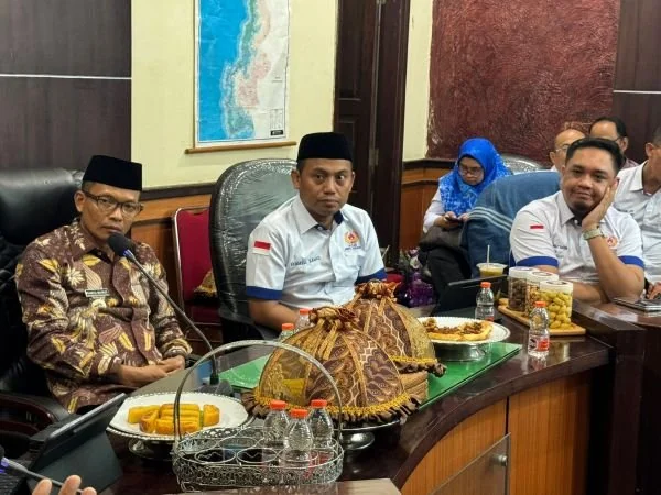 Pertemuan KONI Sulbar bersama Bupati Polman dan instansi terkait dalam rapat persiapan Porprov Sulbar 2026 Mendatang (dok:ist)