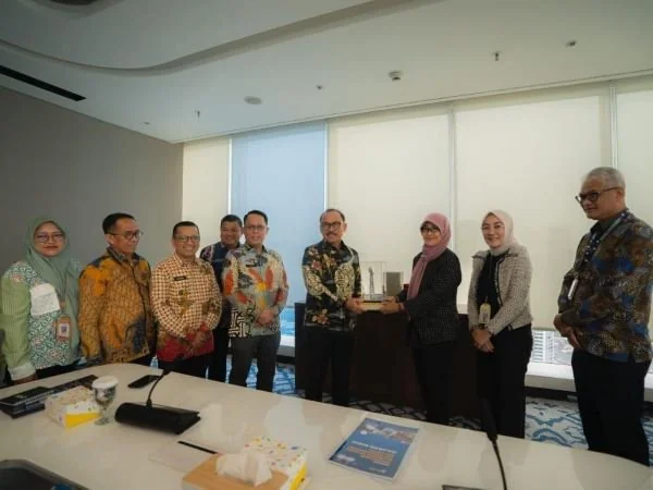 Kadis Kominfo Saat mendaping Gubernur Sulbar bertemu dengan Direktur Utama BAKTI) Komidigi,  Fadhilah Mathar (Dok : Ist).