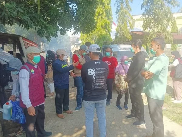 enanganan kasus DBD di Polman (Dok : Ist).