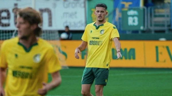 Justin Hubner mencetak gol untuk kemenangan Fortuna Sittard atas NEC Nijmegen. (Arsip Fortuna Sittard)