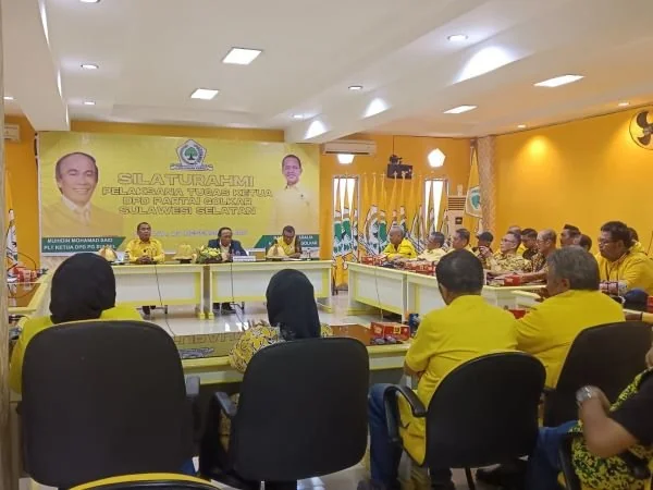 Pengumuman Struktur Sementara Golkar Sulsel, (Dok: Sinta KabarMakassar)