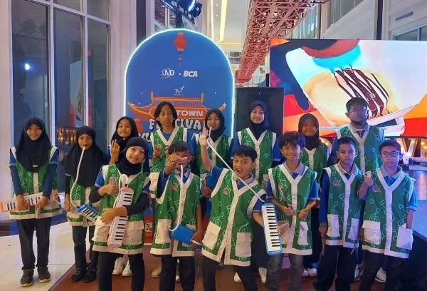 SAB Percussion dalam ajang Festival Kuliner Asia. (Dok: Ist)
