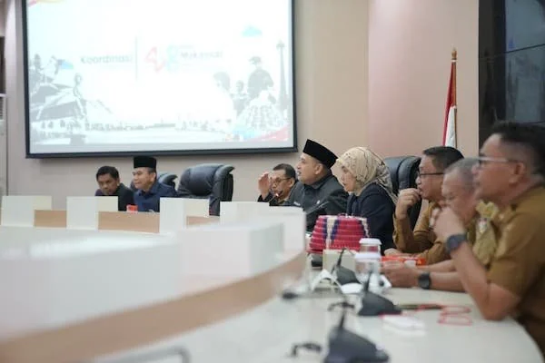 Rapat Koordinasi Pemantapan HUT ke-418 Kota Makassar (Dok: Ist).