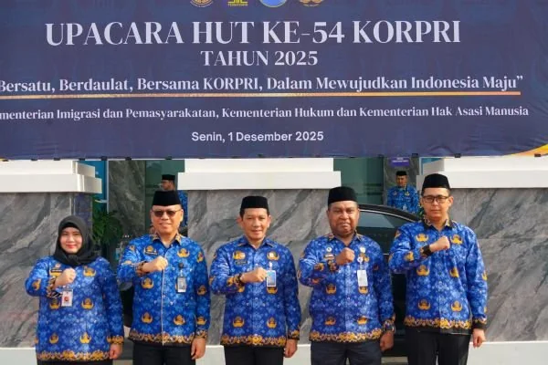Empat Kanwil di Sulsel Gelar Upacara Bersama Peringati Hari KORPRI ke-54. (Dok: Ist)