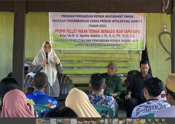 PPMU-PPUPIK Pellet Pakan Ternak Berbasis Ikan Sapu-Sapu (Dok : Ist).