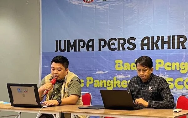 konferensi pers Badan Pengelola UNESCO Global Geopark Maros-Pangkep (Dok: Atri KabarMakassar)
