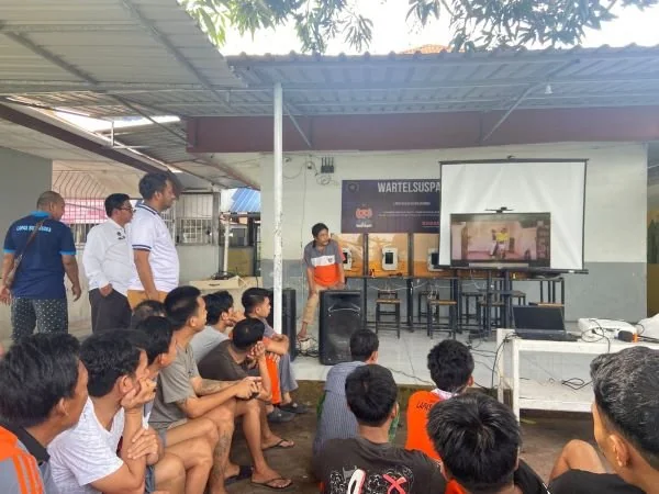 Lapas Bulukumba Sajikan Film Komedi dalam Acara Nonton Bareng Libur Natal bagi Warga Binaan. (Dok: Ist)