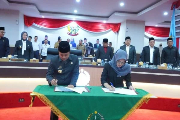 Pengesahan Rencana Pembangunan Jangka Menengah Daerah (RPJMD) 2025–2029, (Dok: Ist).