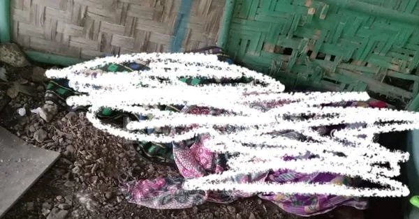 Kondisi Sitti Daeng Sompa saat ditemukan warga dalam kondisi tergeletak didalam rumah (ist).