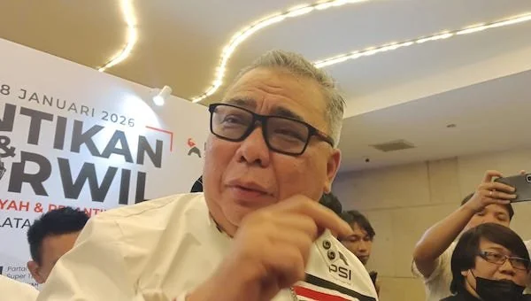 Ketua Harian PSI, Ahmad Ali (Dok: Sinta KabarMakassar).