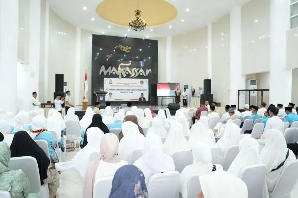 Pelepasan JCH Kota Makassar 1447 Hijriah/ 2026 (Dok: Ist).