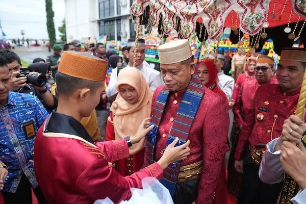 Pj Gubernur Sulsel, Prof Fadjry Djufry pada peringatan HUT ke-65 Takalar (Dok: Ist)